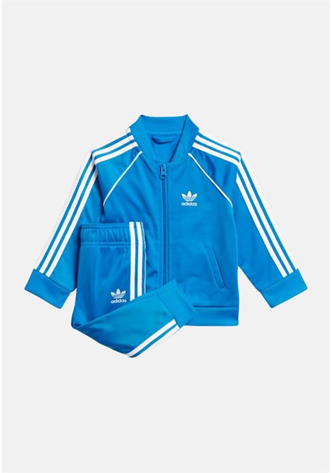 Tuta azzurra sportiva da neonato Track Suit Adicolor SST ADIDAS ORIGINALS | IP6696.
